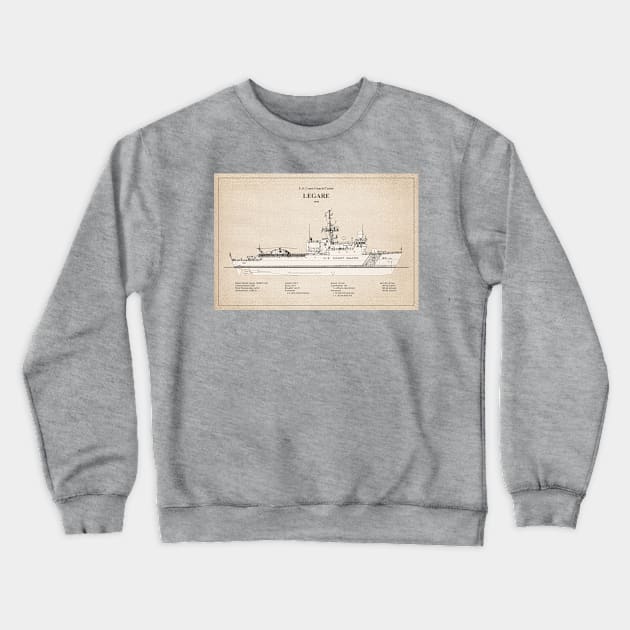 Legare wmec-912 United States Coast Guard - SBD Crewneck Sweatshirt by SPJE Illustration Photography